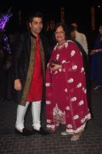 Karan Johar at Sangeet ceremony of Riddhi Malhotra and Tejas Talwalkar in J W Marriott, Mumbai on 13th Dec 2014